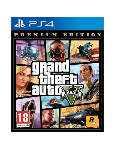 Juego para consola sony ps4 grand theft auto v premium edition