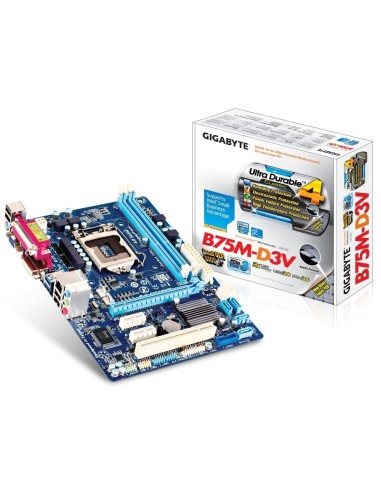 Gigabyte GA-B75M-D3V - Placa base (DDR3-SDRAM, 16 GB): Gigabyte: Kiwiku.com: Informática