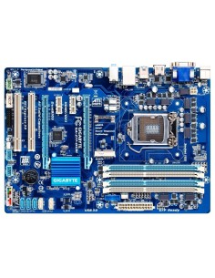 Gigabyte GA-Z77-DS3H - Placa base (LGA 1155, Intel Z77, 4 x DDR3, 1600+MHz, Intel HD Graphics, UEFI DualBIOS), azul: GIGABYTE: K 2