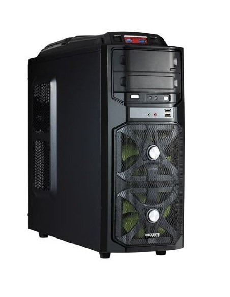 Gigabyte GZ-G1 Plus - Caja de ordenador de sobremesa (con 4 puertos USB), negro: GIGABYTE: Kiwiku.com: Informática