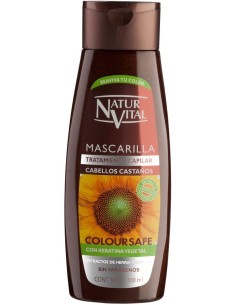 Compra NATUR VITAL Mascarilla ColourSafe Castaño 300 ml en Kiwiku