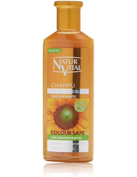 Champú Color Rubio NATUR VITAL 300 ml | Kiwiku - Reaviva y Protege Cabello Rubio Teñido
