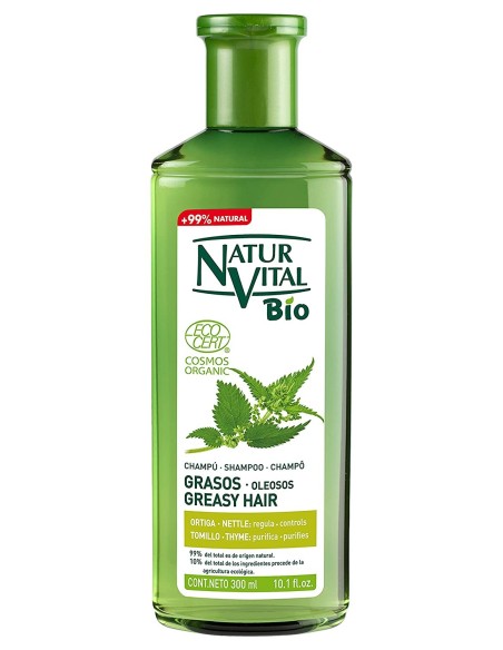 Ofertón NATURALEZA Y VIDA  BIO DETOX champú cabellos grasos 300 ml