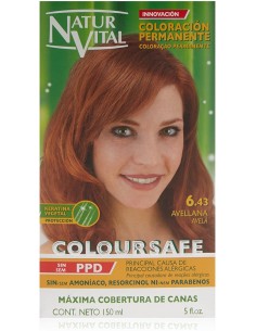 Oferta - NATURALEZA Y VIDA  Coloursafe Tinte Permanente Tono 6.43 Avellana - 150 ml