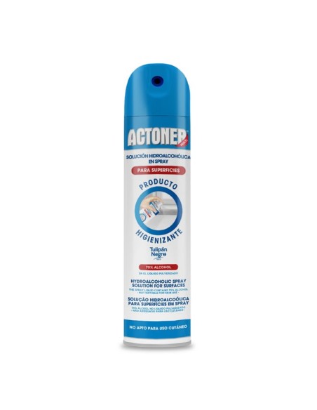 Oferta - ACTONER  Solución hidro-alcohólica para superficies spray 400ml