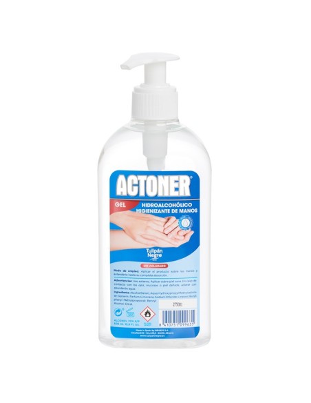 Ofertón ACTONER  Gel Hidroalcohólico Higienizante Manos Dispensador 500ml