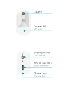 Comprar WE 139363 LÁmpara germicida alfa uvc, 96 mw, longitud de onda uvc 270-280nm 2