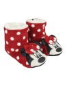 Zapatillas de casa bota minnie, Color Rojo, Talla T.26/29