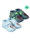Zapatillas de casa media bota frozen 2, Color Lila, Talla T026