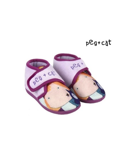 Oportunidad PEG + CAT 2300003320_T024-C05 Zapatillas de casa media bota peg + cat, Color Lila, Talla T024