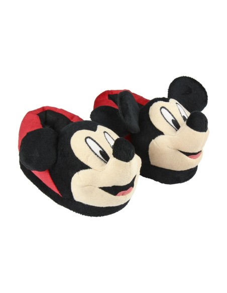 Oportunidad Cerda 2300004415_T2728-C06 Zapatillas de casa 3d mickey, Color Rojo, Talla T27/28