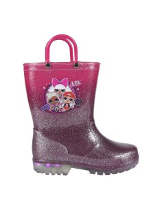 Comprar Cerda 2300004090_T033-C08 Botas lluvia pvc luces lol, Color Fucsia, Talla T033