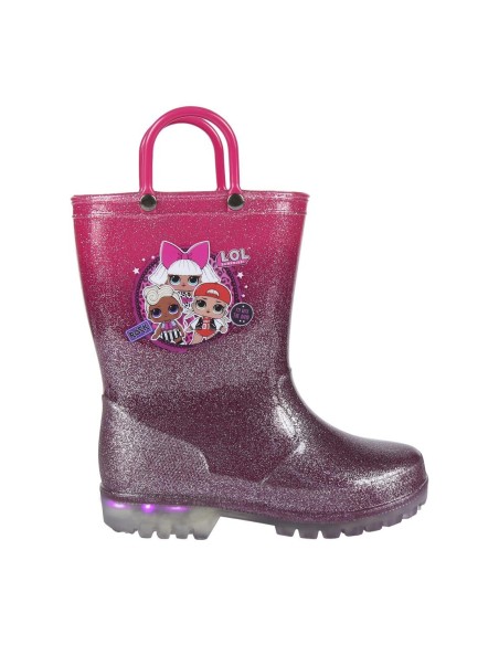 Comprar Cerda 2300004090_T033-C08 Botas lluvia pvc luces lol, Color Fucsia, Talla T033