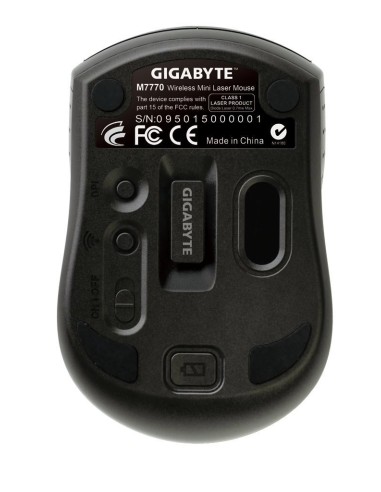 Gigabyte M7770 - Ratón RF inalámbrico Laser oficina 2.4 GHz USB Nano Negro
