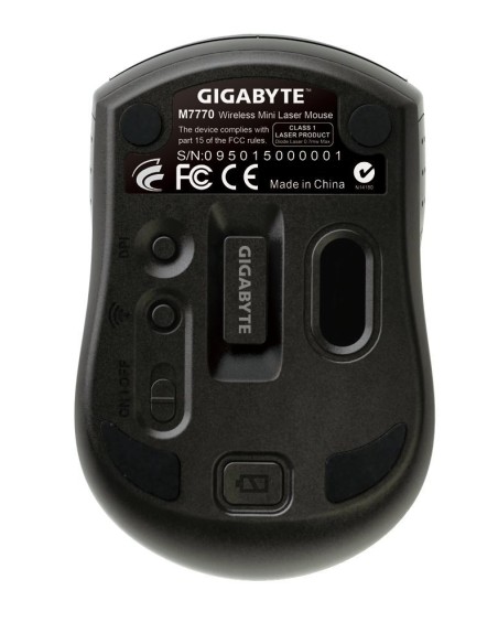 Gigabyte M7770 - Ratón RF inalámbrico Laser oficina 2.4 GHz USB Nano Negro