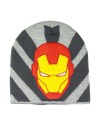 Gorro con aplicaciones avengers iron man, Color Gris,T.U