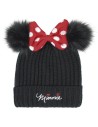 Gorro pompon Lazo minnie, Color Negra, TALLA ÚNICA