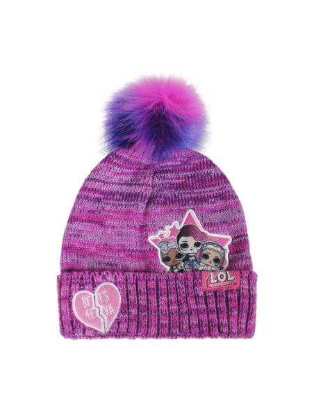 Oportunidad Cerda 2200004296 Gorro pompon lol, Color Lila, Talla TALLA ÚNICA