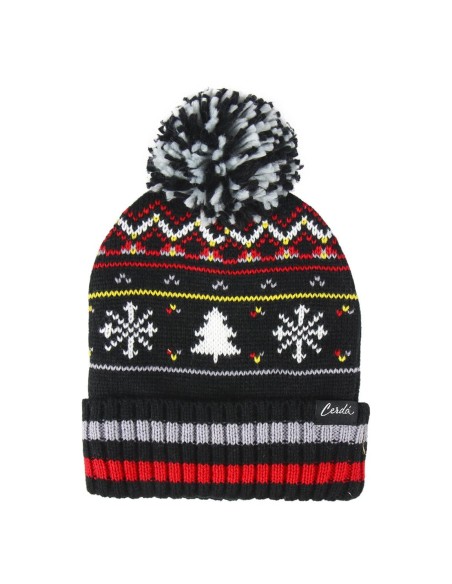 Oportunidad Cerda 2200005895 Gorro jacquard mickey, Color Negra