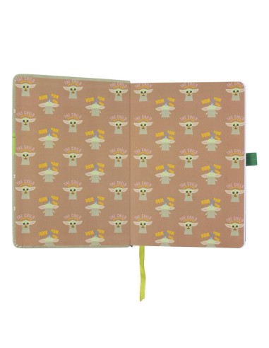 Comprar Cerda 2100003235 Cuaderno de notas polipiel the mandalorian the child, Color Verde, A5