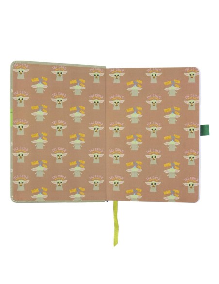 Comprar Cerda 2100003235 Cuaderno de notas polipiel the mandalorian the child, Color Verde, A5