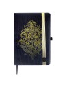 Cuaderno de notas harry potter hogwarts, Color Azul Marino, A5