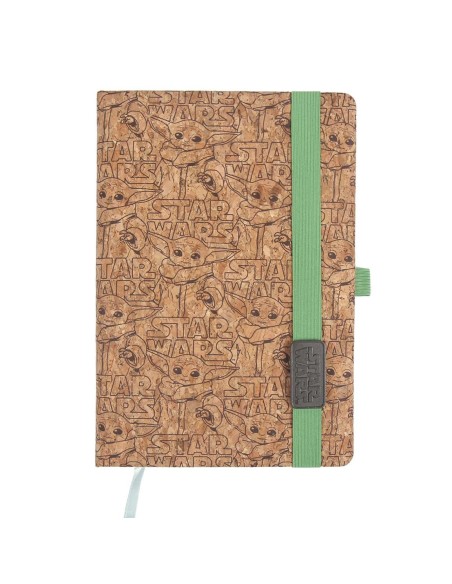 Oportunidad Cerda 2100003234 Cuaderno de notas corcho the mandalorian the child, Color Marrón, Talla A5
