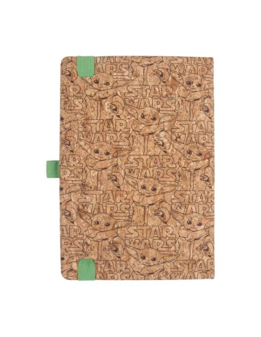 Oportunidad Cerda 2100003234 Cuaderno de notas corcho the mandalorian the child, Color Marrón, Talla A5