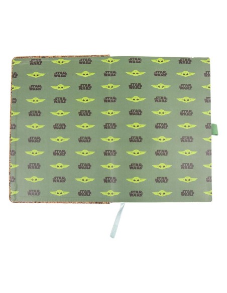 Oportunidad Cerda 2100003234 Cuaderno de notas corcho the mandalorian the child, Color Marrón, Talla A5