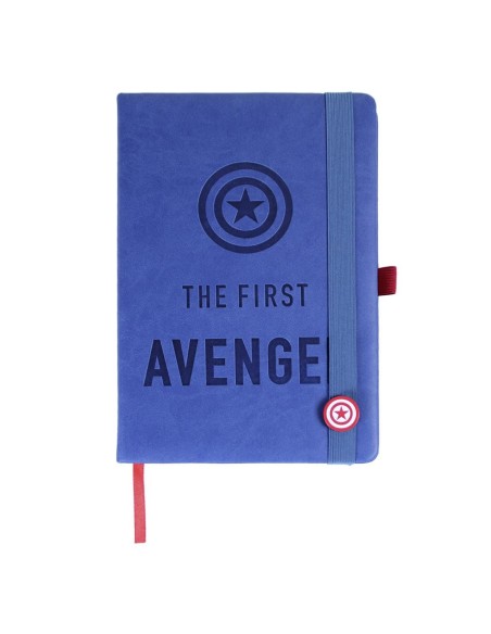 Oferta - Cerda 2100002737 Cuaderno de notas avengers capitan america, Color Negra, A5