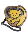 Bolso bandolera 3d polipiel lion king, Color Marrón
