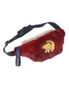 Bolso riñonera pelo lion king, Color Burdeos