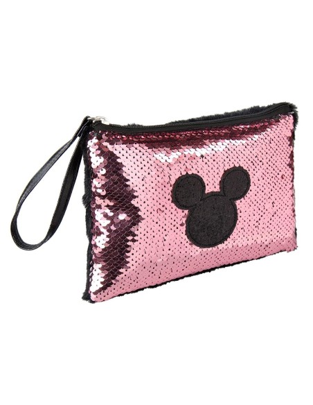 Oportunidad Cerda 2100002666_T14C-C02 Bolso de fiesta lentejuelas mickey, Color Negra, Talla 14 CM