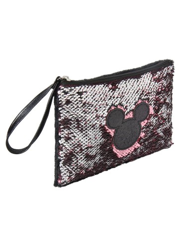 Oportunidad Cerda 2100002666_T14C-C02 Bolso de fiesta lentejuelas mickey, Color Negra, Talla 14 CM