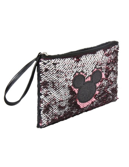 Oportunidad Cerda 2100002666_T14C-C02 Bolso de fiesta lentejuelas mickey, Color Negra, Talla 14 CM