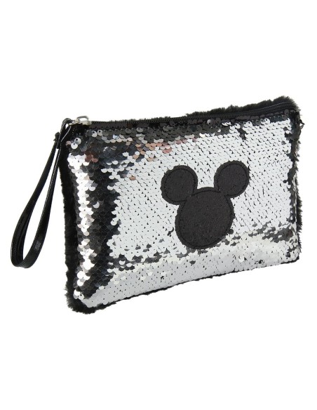 Oportunidad Cerda 2100002666_T14C-C02 Bolso de fiesta lentejuelas mickey, Color Negra, Talla 14 CM