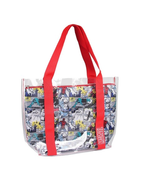 Mejor Precio en Cerda 2100002897 Bolso asas transparente marvel, Color Blanco