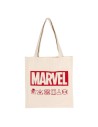 Bolso asas algodón marvel, Color Blanco