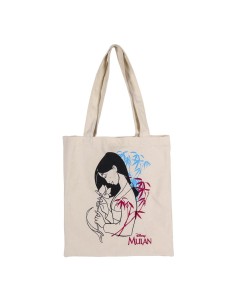 Mejor Precio en Cerda 2100002893 Bolso asas algodón princess mulan, Color Blanco