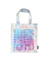 Bolso asas iridiscente lol, Color Fucsia
