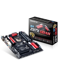 Gigabyte GA-Z87X-UD4H - Placa base socket Intel LGA1150 4 x DDR3 DIMM hasta 32 GB Multi-GPU 8 x sata