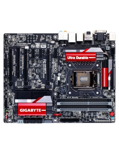 Gigabyte GA-Z87X-UD4H - Placa base socket Intel LGA1150 4 x DDR3 DIMM hasta 32 GB Multi-GPU 8 x sata