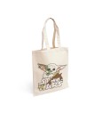 Bolso asas algodón the mandalorian the child, Color Blanco