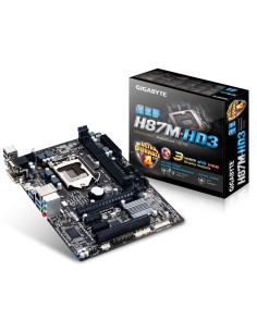 Gigabyte GA-H87M-HD3 - Placa base socket Intel LGA1150 4 x DDR3 DIMM hasta 32 GB 6 x SATA 2 x USB