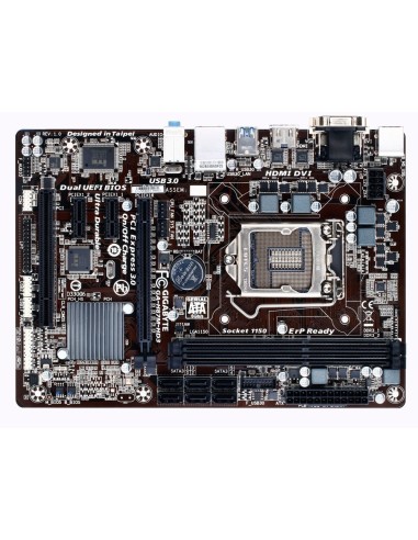 Gigabyte GA-H87M-HD3 - Placa base socket Intel LGA1150 4 x DDR3 DIMM hasta 32 GB 6 x SATA 2 x USB