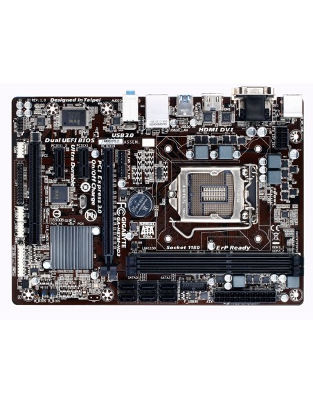 Gigabyte GA-H87M-HD3 - Placa base socket Intel LGA1150 4 x DDR3 DIMM hasta 32 GB 6 x SATA 2 x USB