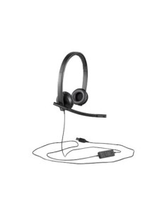 Logitech H570e - Auriculares estéreo con micrófono 981-000575