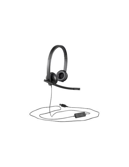 Logitech H570e - Auriculares estéreo con micrófono 981-000575
