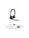Logitech H570e Auriculares estéreo con micrófono negro 981-000575