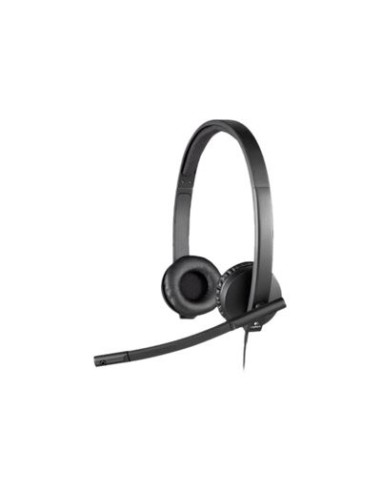 Logitech H570e - Auriculares estéreo con micrófono 981-000575